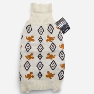 Disney Mickey Mouse Southwest Patterned Dog Sweater